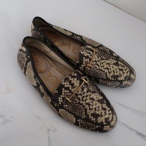 Sam Edelman Snake Print Loafers